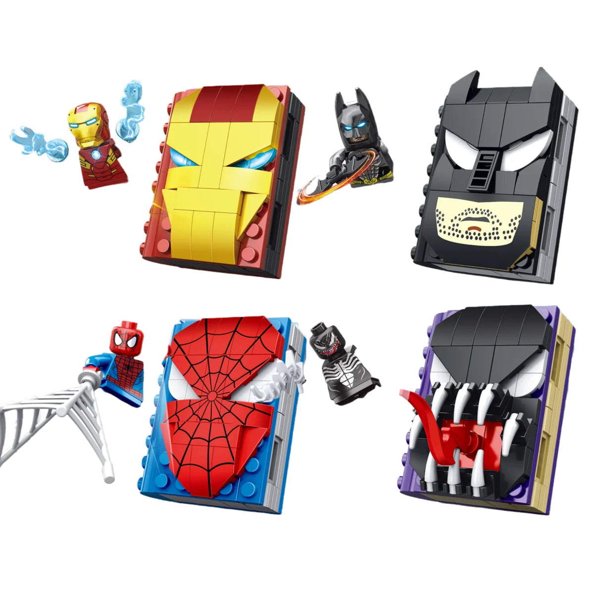 Jouet Bloc de Construction Spider-Man Voiture-Quad
