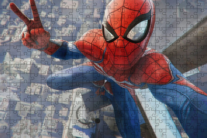 Puzzle Spiderman en Selfie