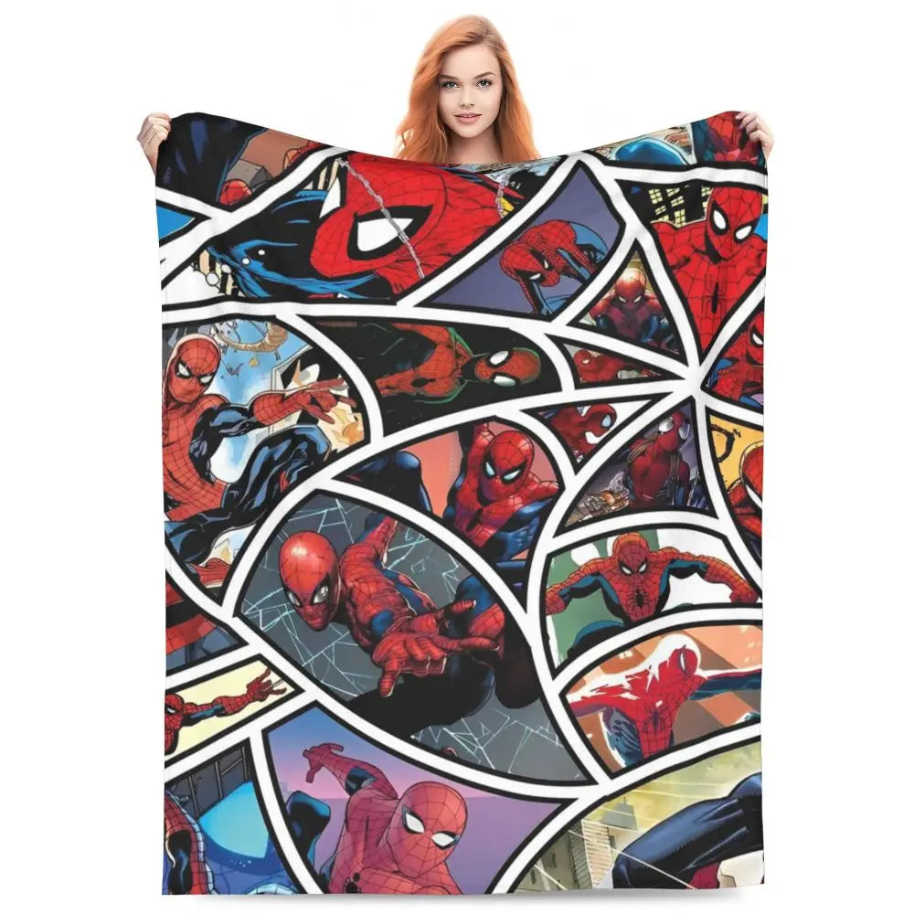Plaid Spiderman Bande Dessiné