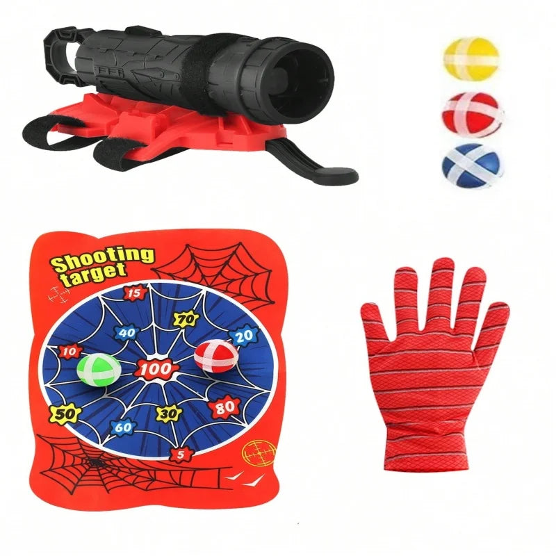 Jouet Lance Toile Spider-Man avec Balles et Cible