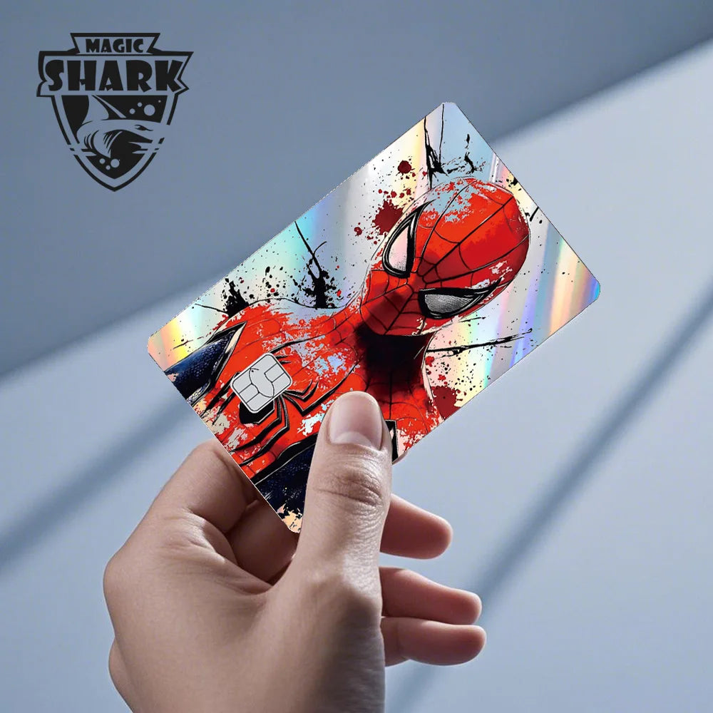 Autocollant de Carte Bancaire Spider-Man et Symbiote