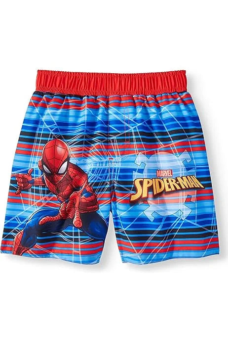 Pantaloncini da bagno da uomo con motivo Spider-Man