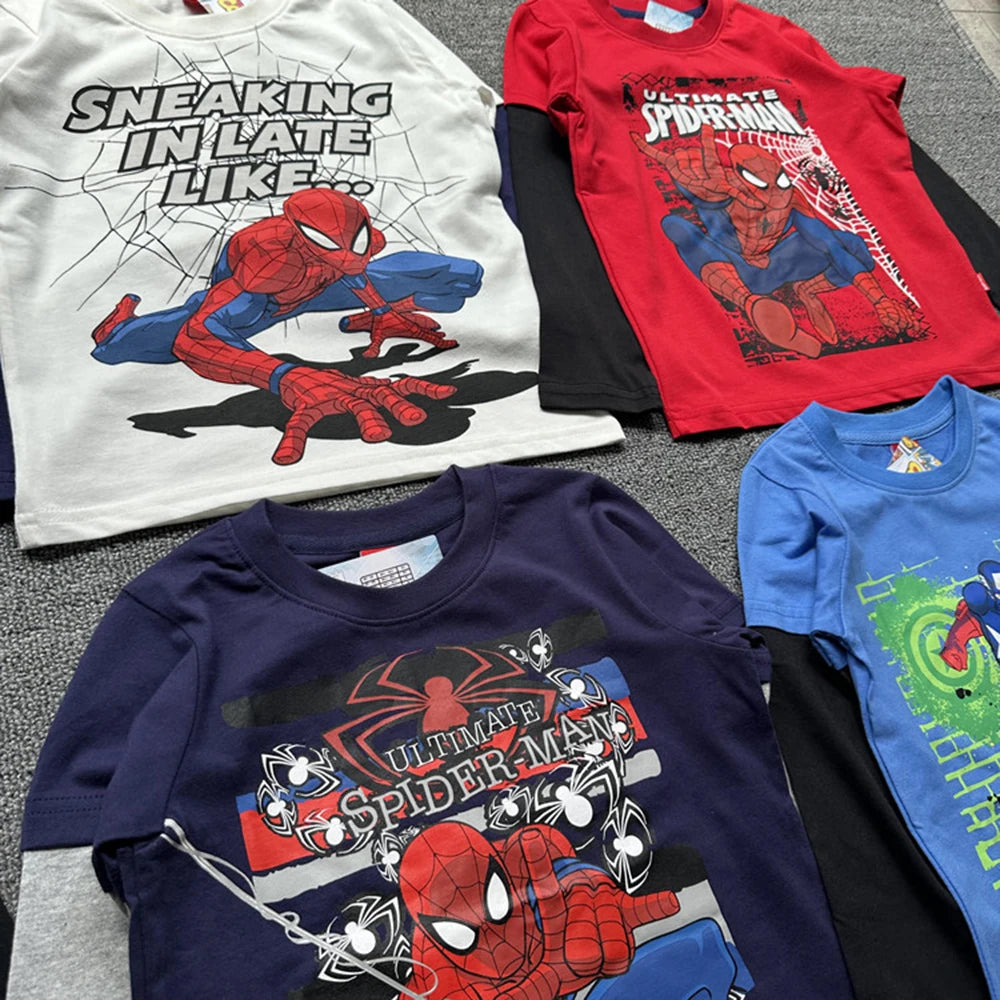 T-Shirt Spider-Man Manche Longue pour Enfant Graphique