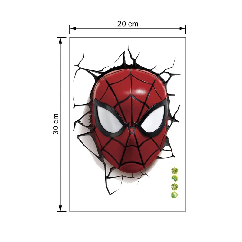 Stickers Masque de Spiderman