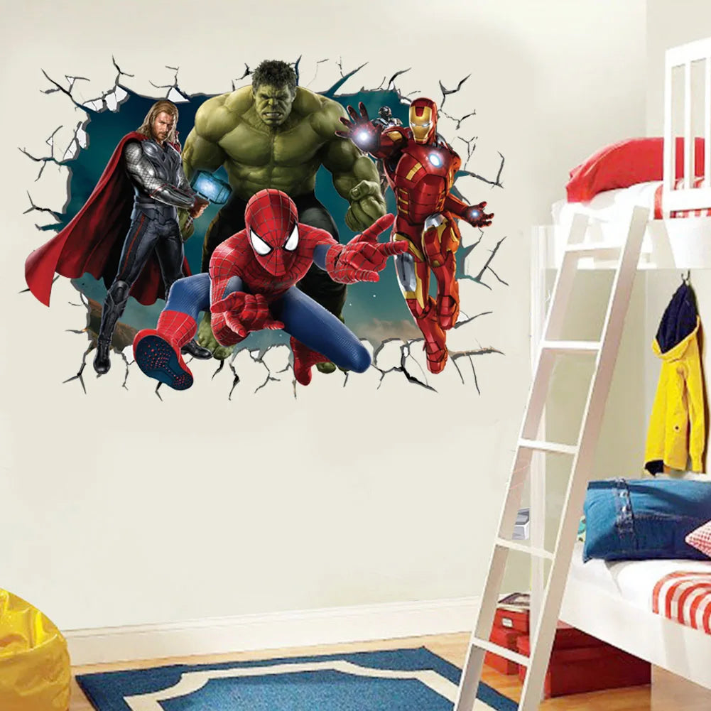 Stickers Mural Spiderman Avengers