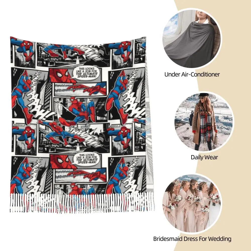 El asombroso chal de Spiderman