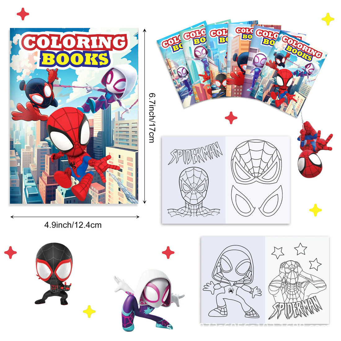 Livre de Dessin et Coloriage Spiderman