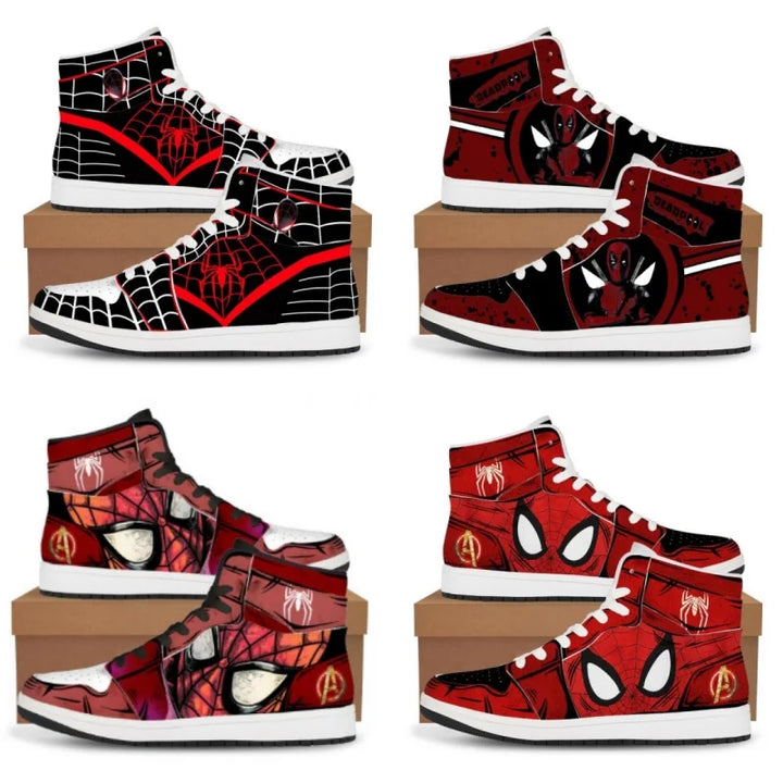 Basket Montante Spider-Man - Effet Tag