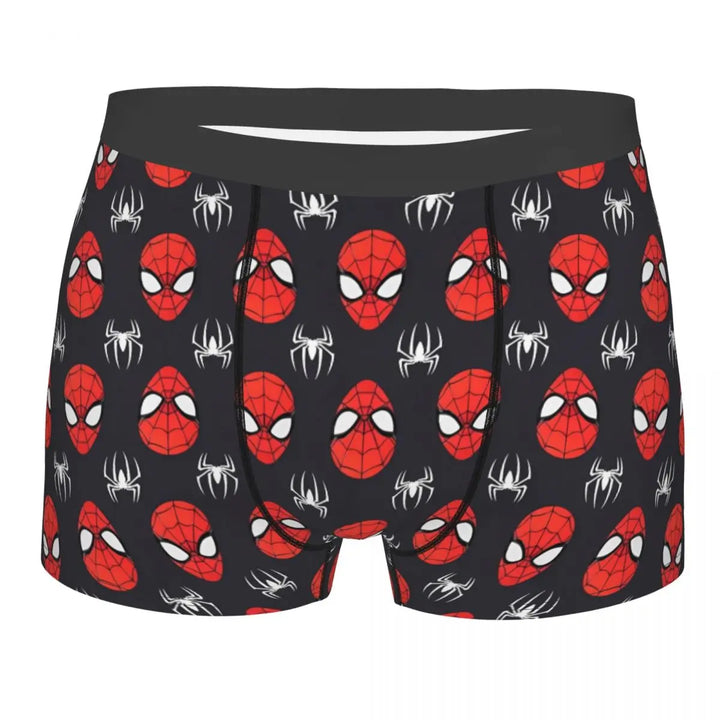 Caleçon Masque Spiderman de Dessin Animé