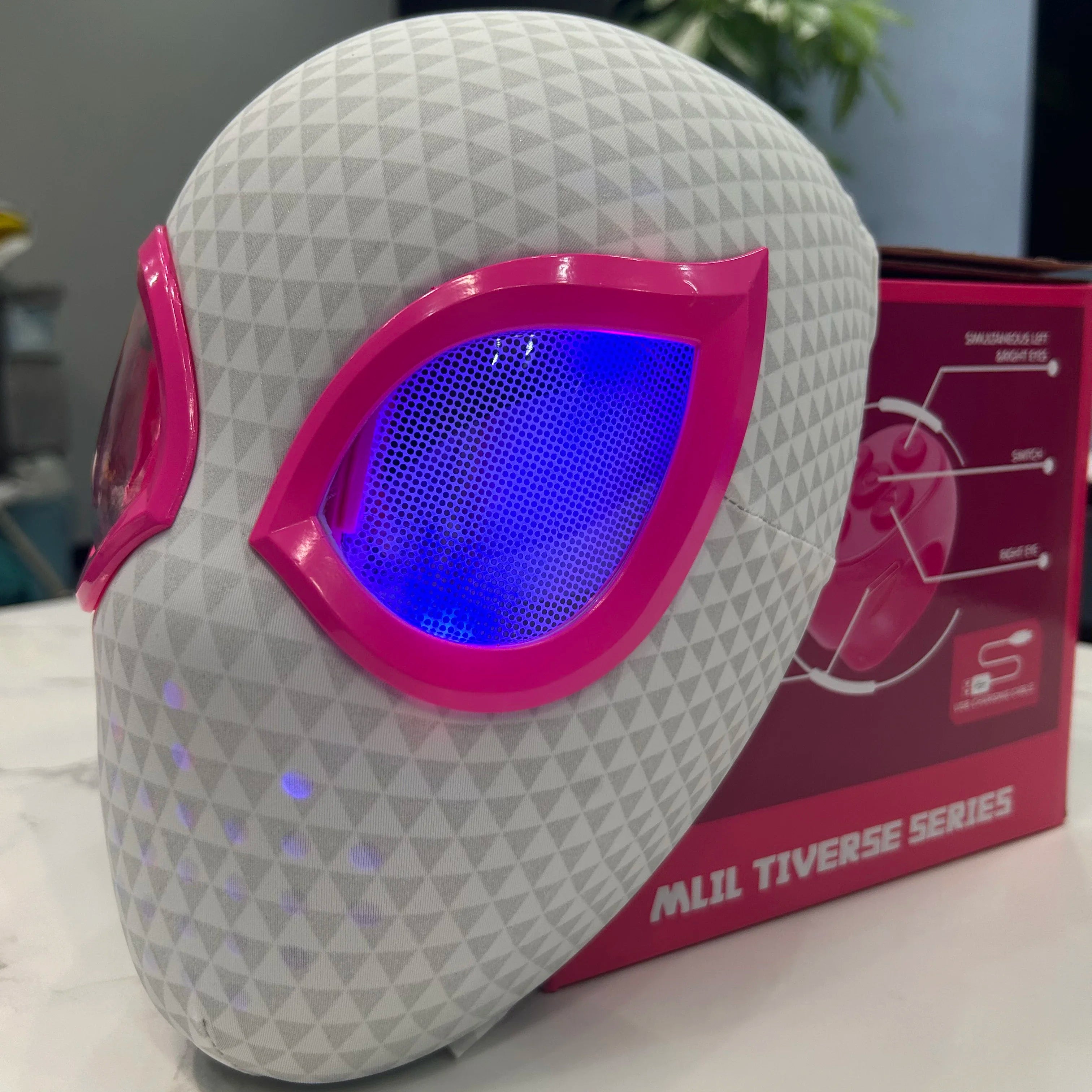 Masque Spiderman - Spidergwen New Generation Amovible