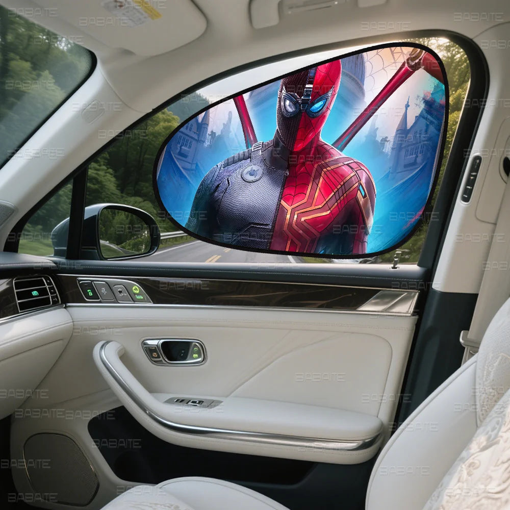 Pare Soleil les Trois Spiderman