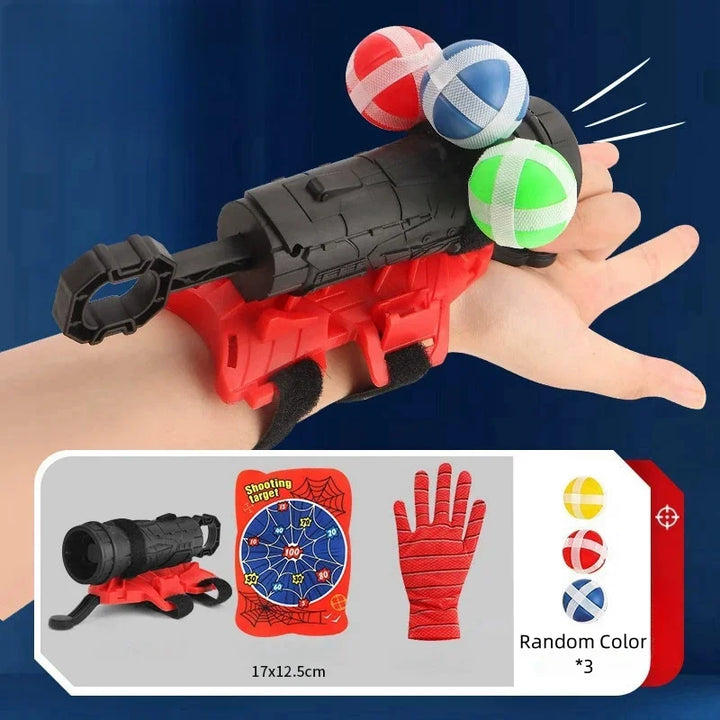 Jouet Lance Toile Spider-Man avec Balles et Cible