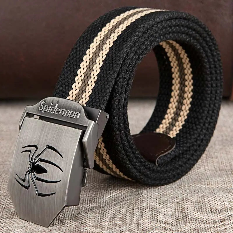 Cinturones dorados de hierro de Spiderman