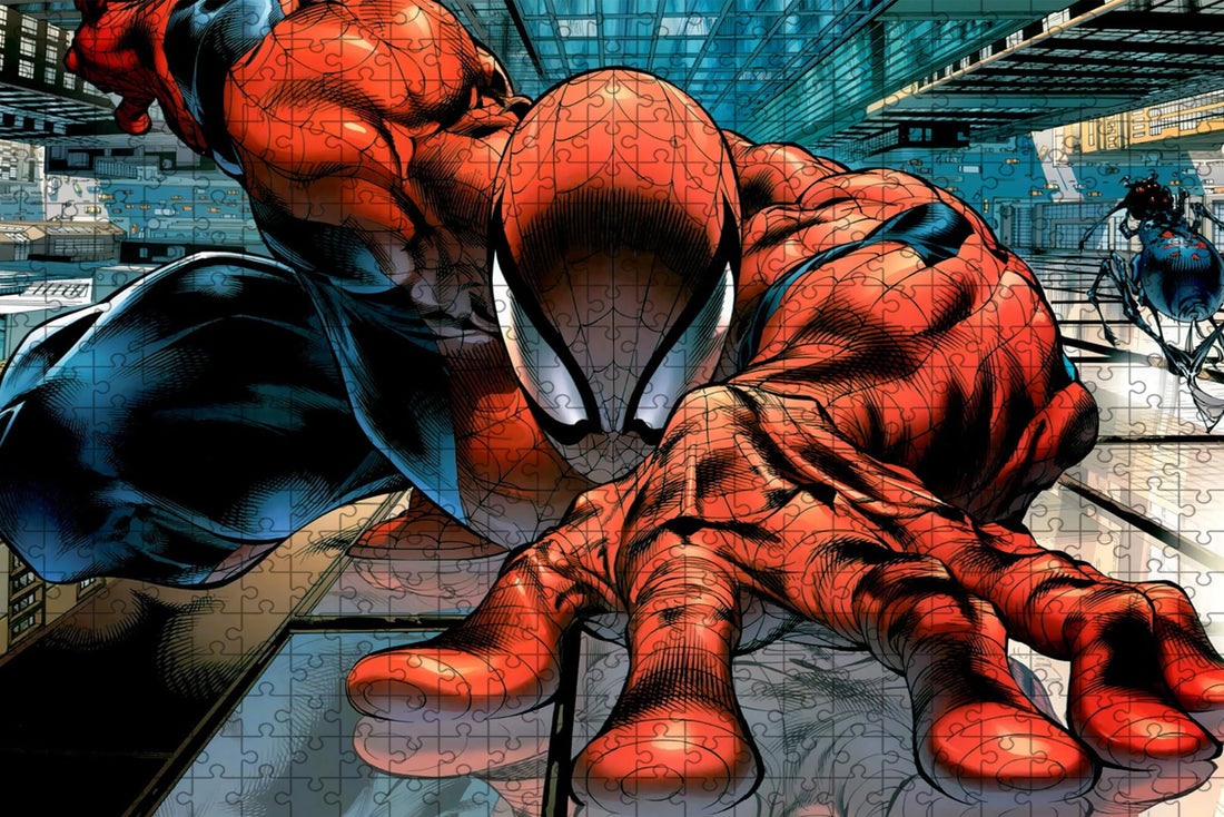 Puzzle Spiderman qui Grimpe