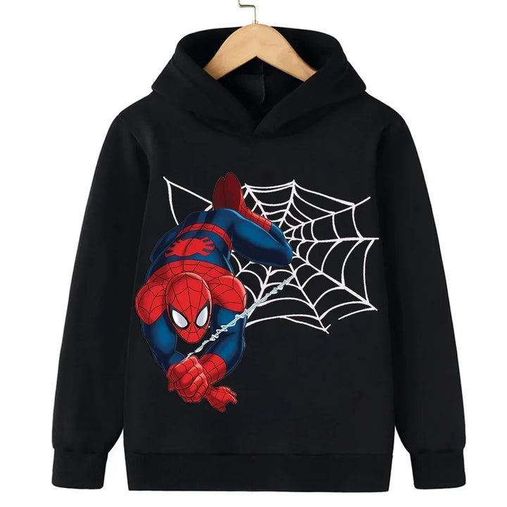 Sweat à Capuche Spider-Man pour Enfant en Tissu Doux