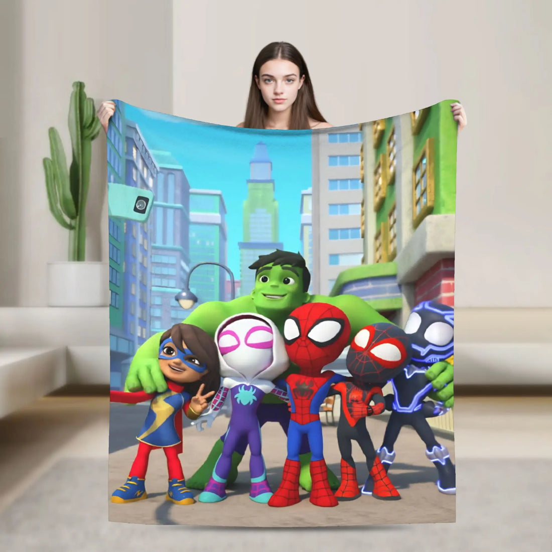 Plaid Spider-Man Spidey et ses Amis Extraordinaires