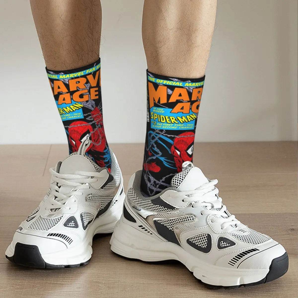 Chaussette Spiderman Bande Dessinée