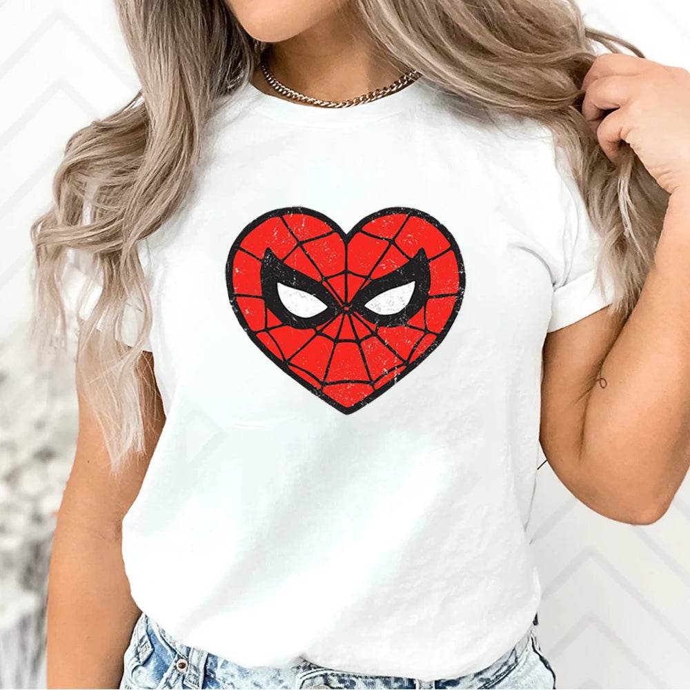 T-Shirt Spiderman pour Femme