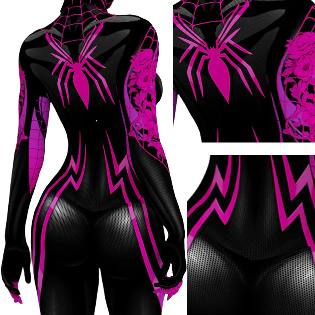 Costume di Spiderman - Spiderwomen Seta Rosa