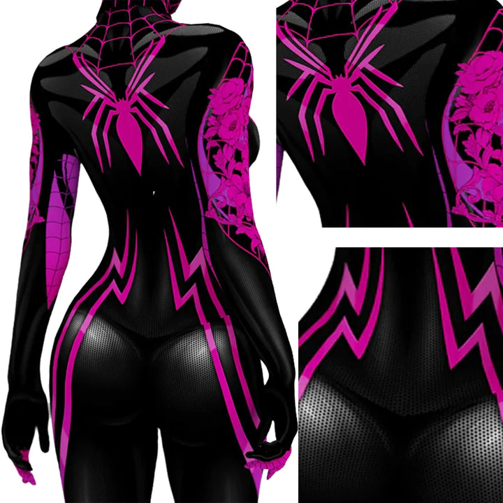 Costume di Spiderman - Spiderwomen Seta Rosa