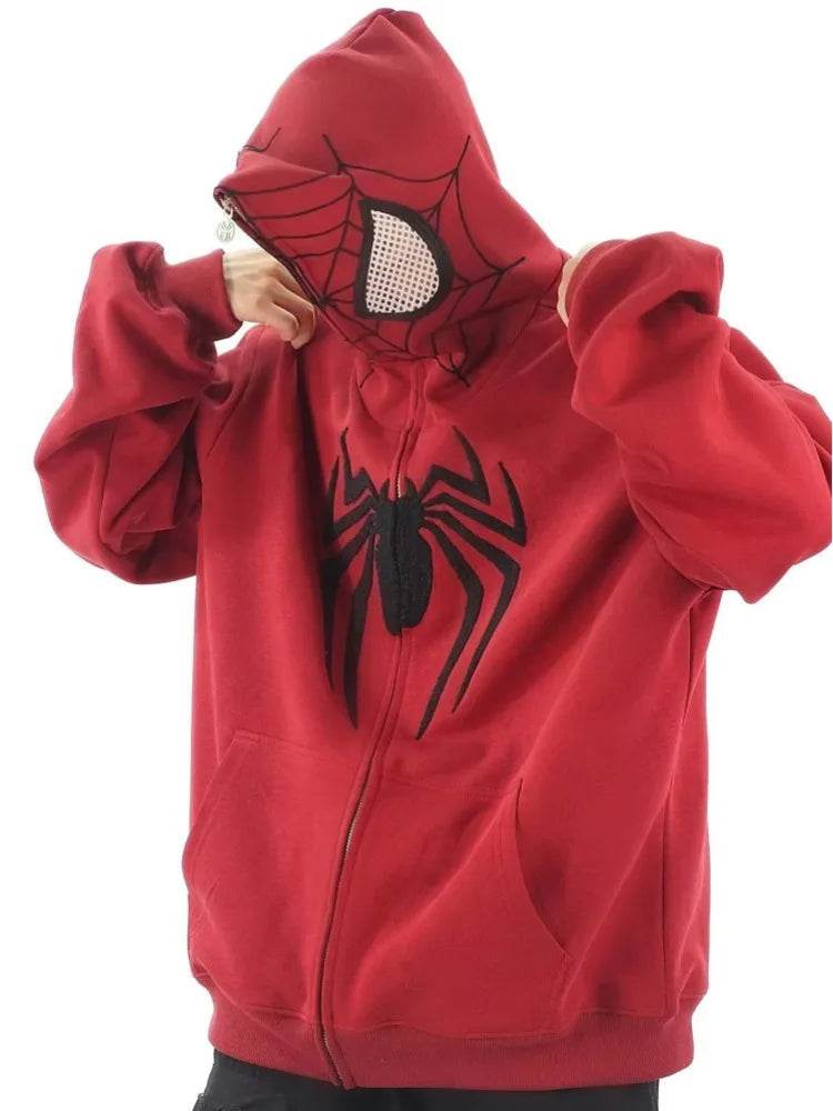 Pull Zip Spiderman