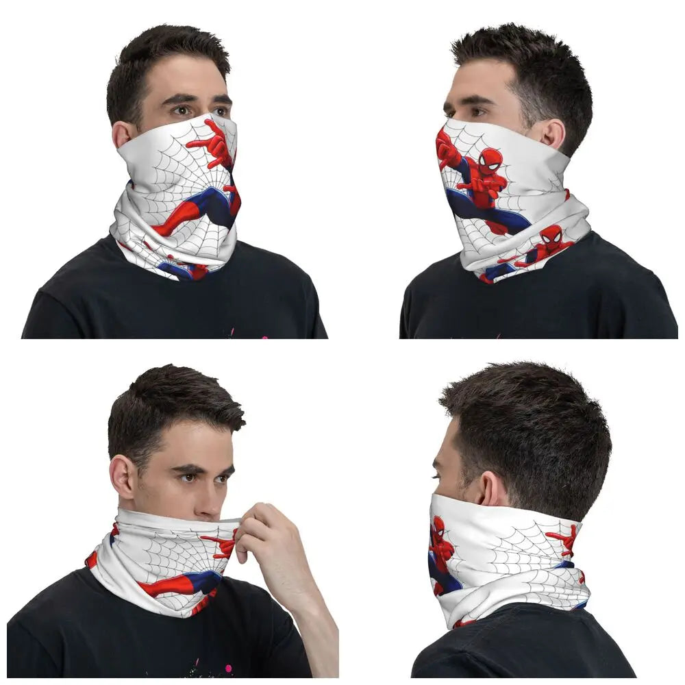 Passamontagna con maschera di Spiderman