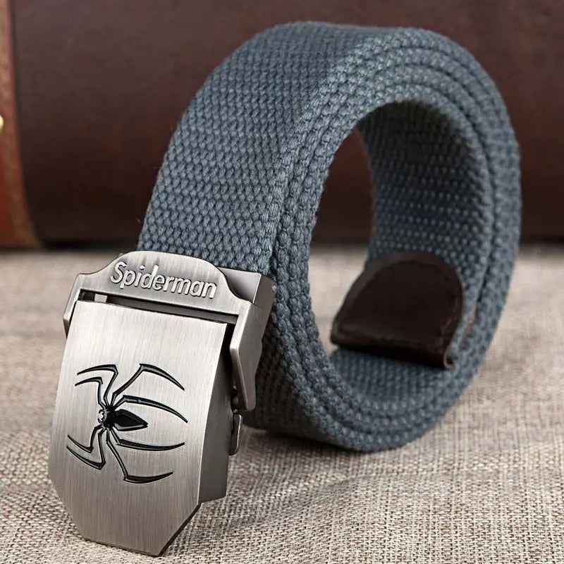 Cinturones dorados de hierro de Spiderman