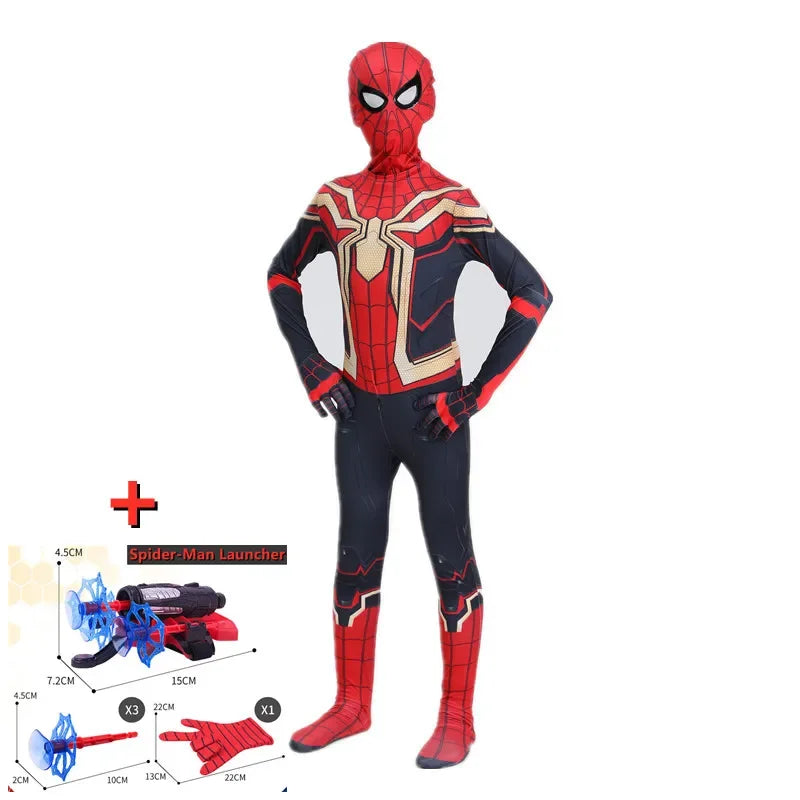 Pack Déguisement Iron Spider-Man Enfant avec Lance Toile