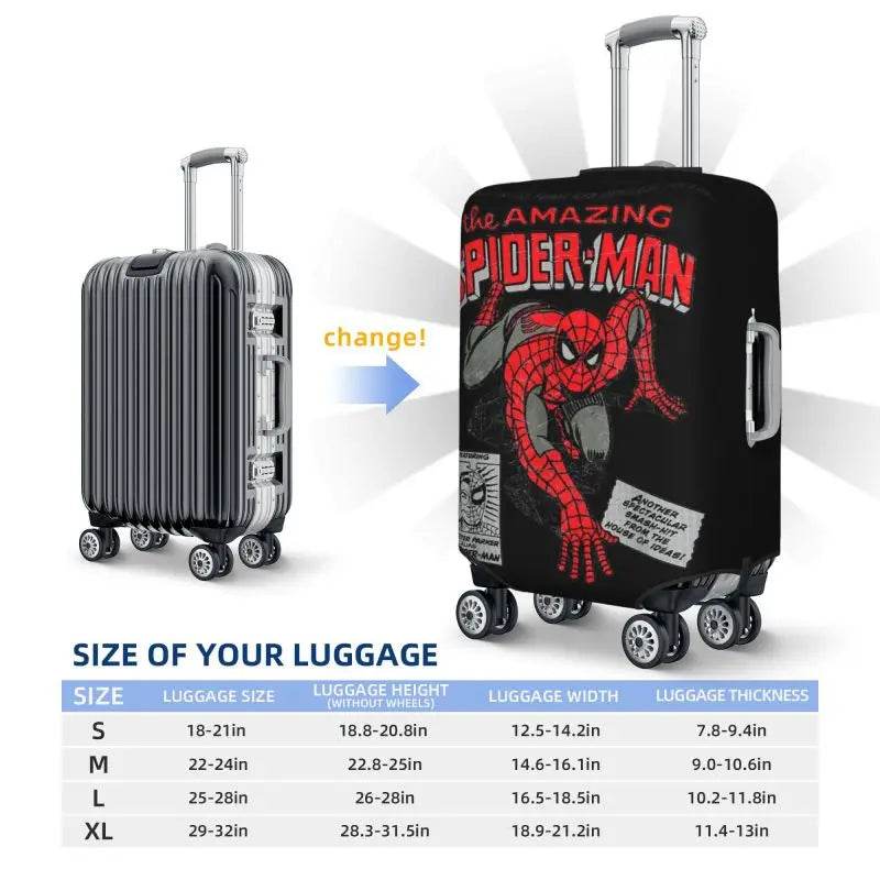 Housse Valise Spiderman Cartoon