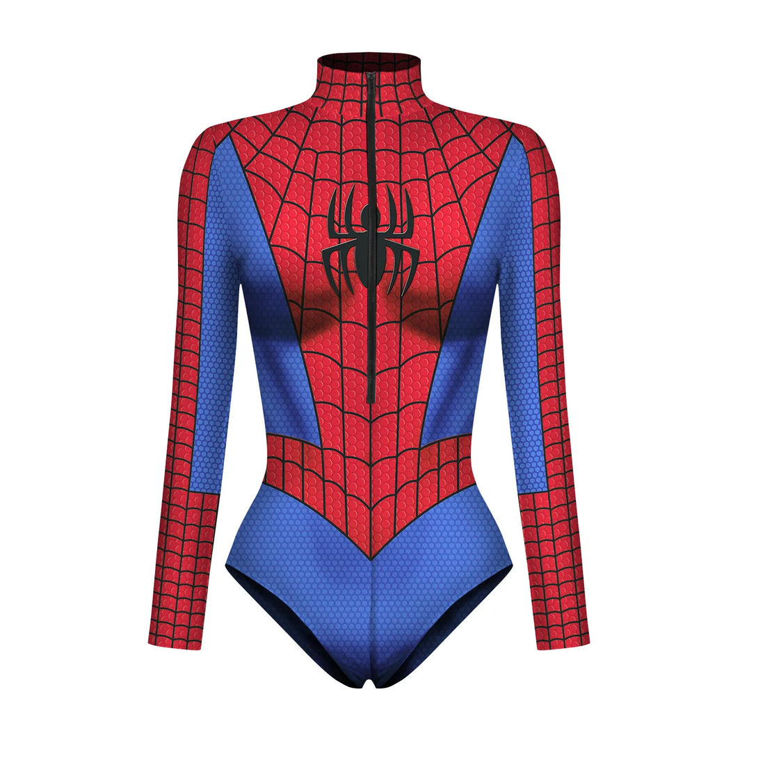 Costume intero da donna Spider-Man nero