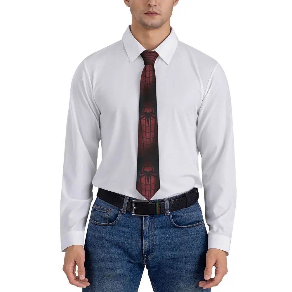 Cravate Masque de Spiderman