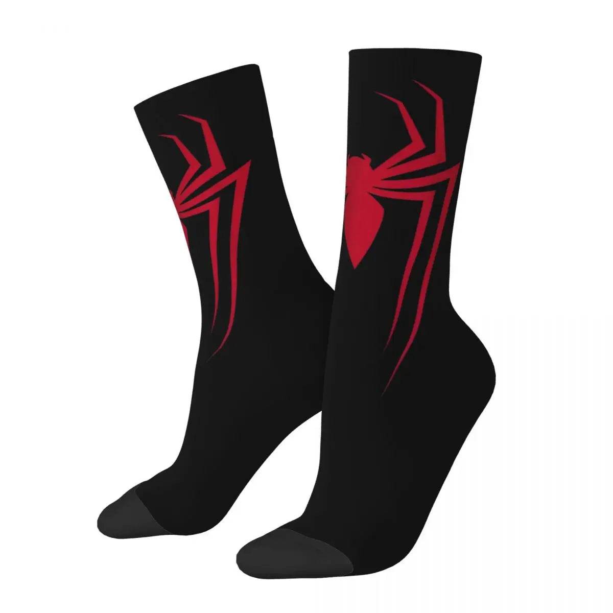 Chaussette Spiderman Logo Araignée