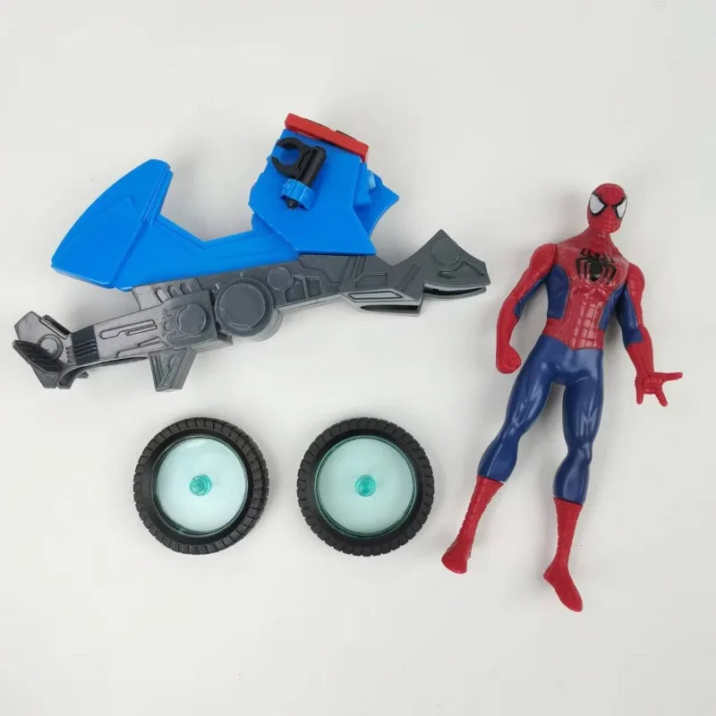 Jouet Spider-Man avec une Moto