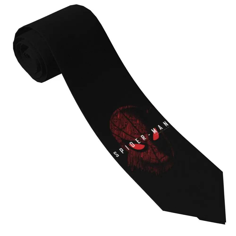 Cravate Spiderman Noir et Rouge