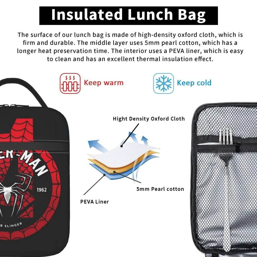 Lunch Bag Masque de Spiderman