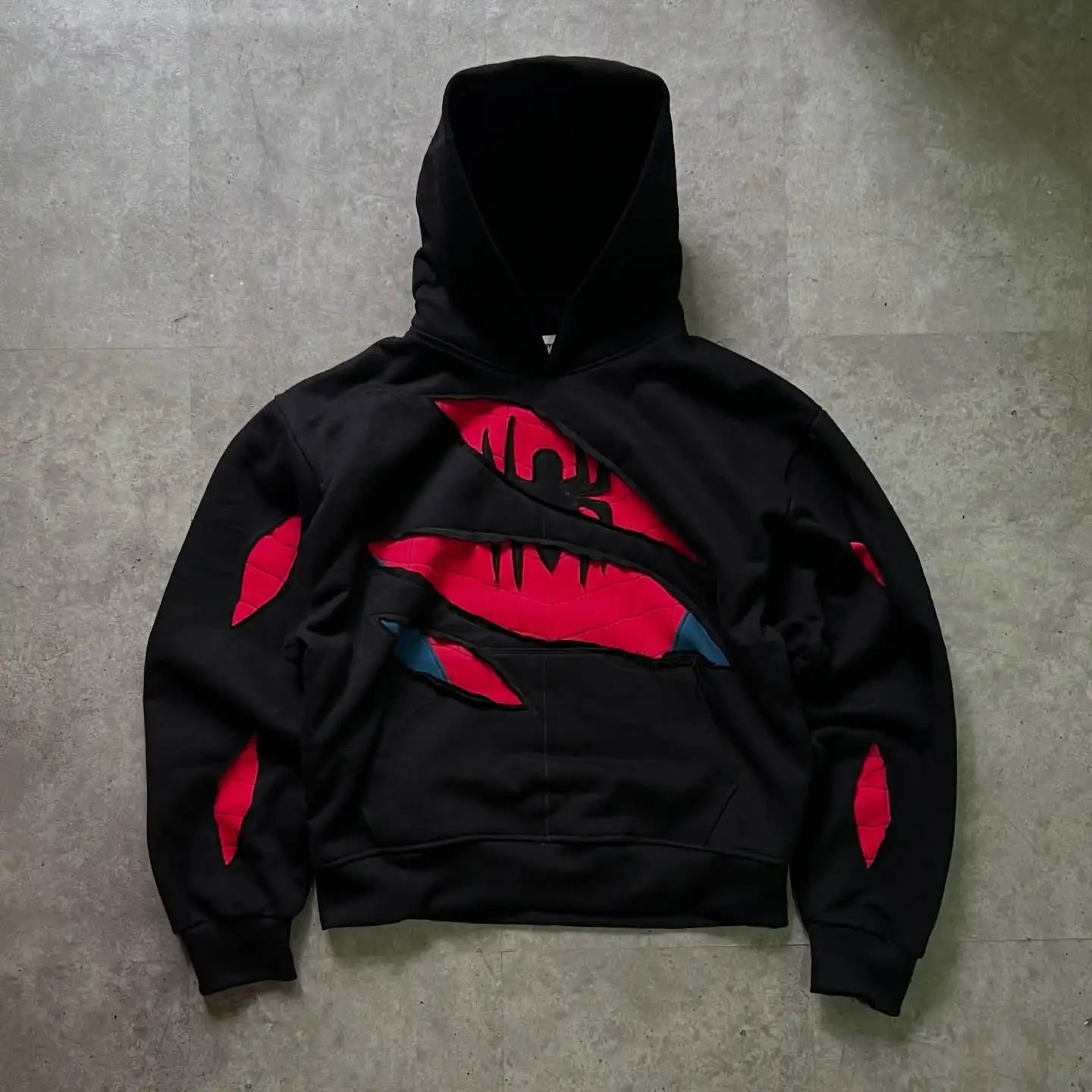 Sweat à Capuche Premium Spider-Man Costume Déchiré