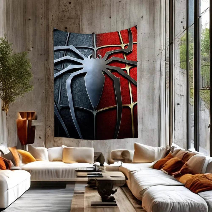 Tapisserie Logo Spiderman et Symbiote