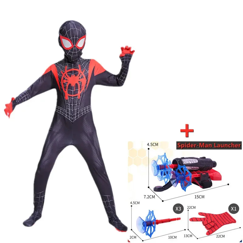 Pack Déguisement Iron Spider-Man Enfant avec Lance Toile