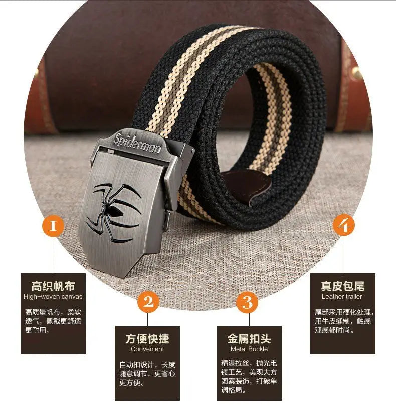 Cinturones de Spiderman azul marino