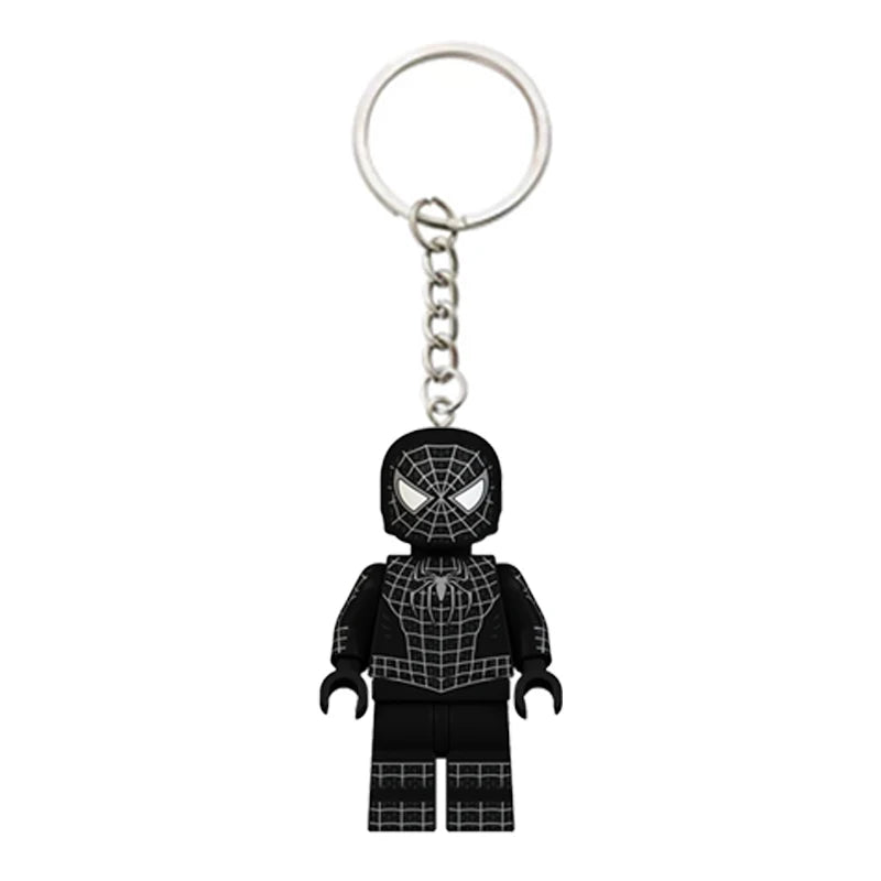 Llavero negro de LEGO Spiderman