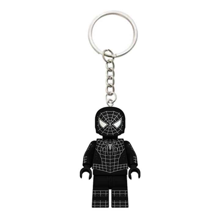 Llavero negro de LEGO Spiderman