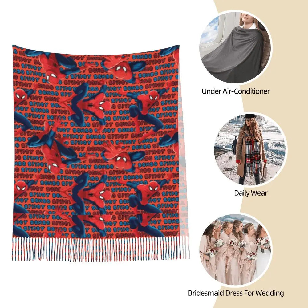 Chal de cómic de Spiderman