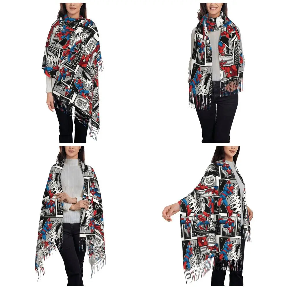 Chal de máscara de Spiderman