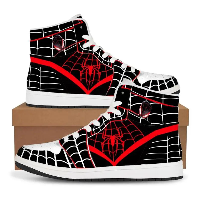 Basket Montante Spider-Man - Effet Tag