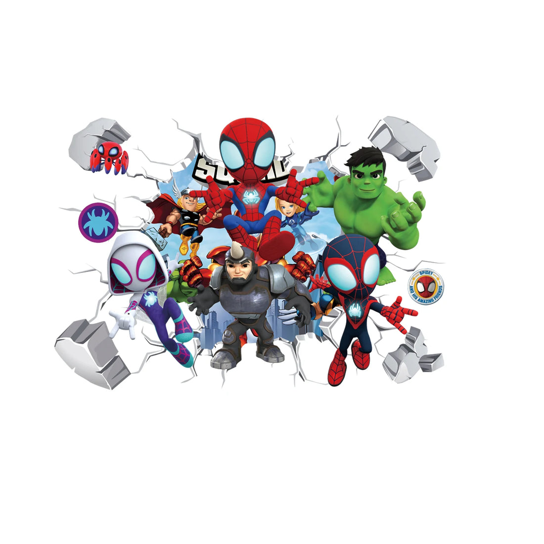 Stickers Spiderman New Generation