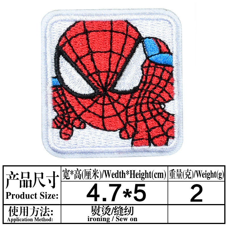 Patch Thermocollant Spiderman Logo Araignée