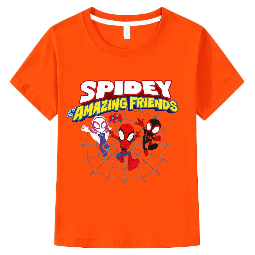T-Shirt Spider-Man pour Enfant - Spidey et ses Amis Extraordinaires