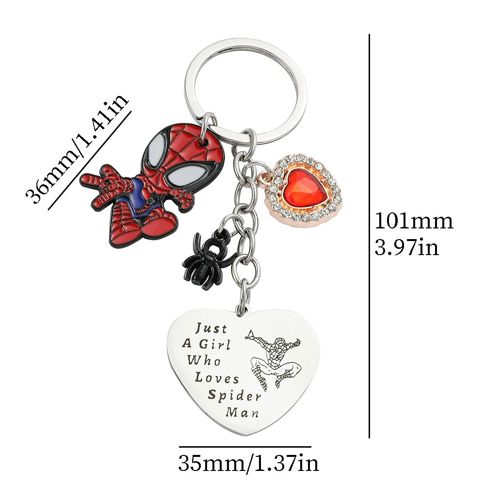 Porte Clé Spiderman pour Femme