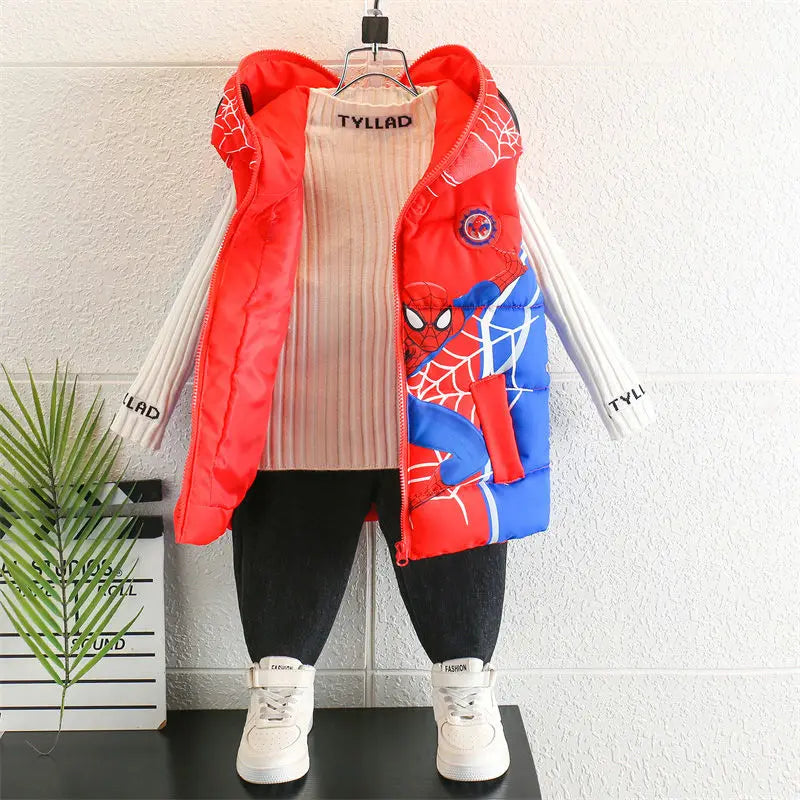 Veste Doudoune Spider-Man sans Manches pour Enfant