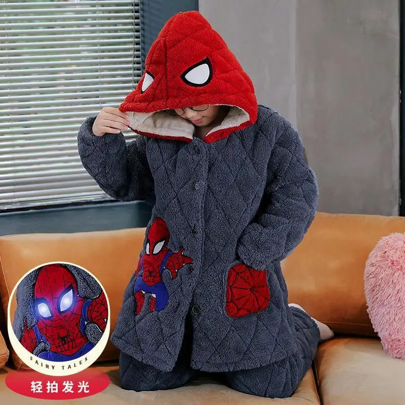 Ensemble Pyjama Spider-Man pour Enfant en flanelle douce & chaude